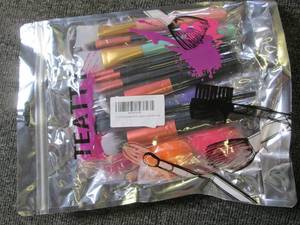 lot of new makeup brushes ...