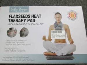 new flaxseed heat therapy pad...