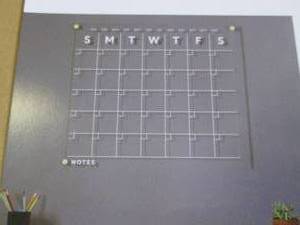 5 new clear acrylic dry erase board...