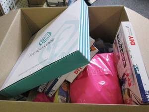 box of new misc ...