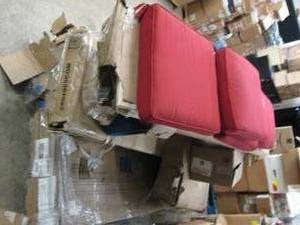 pallet of furniture items that need...