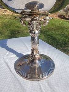 lot 107 image: Silverplate Goblet Trophy
