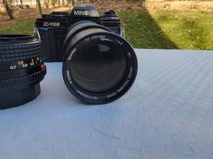lot 58 image: Minolta X-700 (50mm&210mm Lenses)