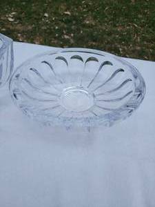 lot 63B image: Orrefors Medium Crystal Bowl Pair