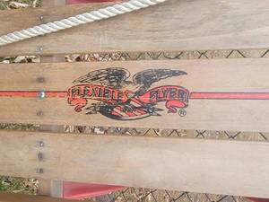 lot 181 image: Flexible Flyer III Vintage Sled