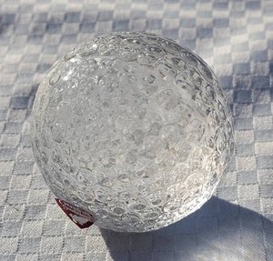 lot 80 image: Sparkling Crystal Orb by Orrefors