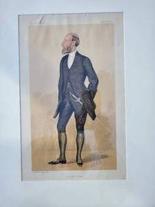 lot 3 image: Antique Vanity Fair Framed Men of the Day Caricatures SPY Prints, set of 4