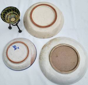 lot 40 image: Blue & White Ceramic Plates from Around the World