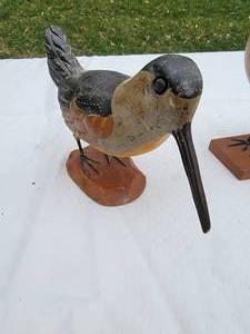 lot 37 image: Collection of Bird Figurines  Grouse  Sandpiper  Flamingo