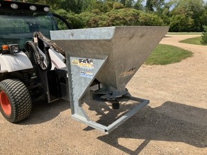 lot 1-1 image: NEWNever used 2021 ScatterShot HL100 Skid Loader Sand & Salt Spreader