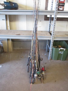 lot 94 image: Huge Lot of Fishing Rods & Reels