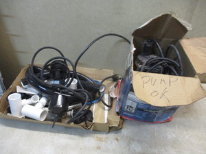 lot 114 image: Sump Pump and parts