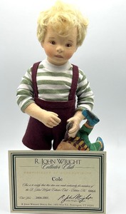 lot 582 image: R. John Wright Collectors Club Doll Cole