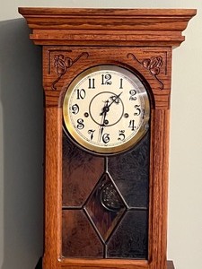 lot 577 image: Vintage Ansonia Wall Chime Clock