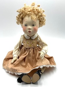 lot 595 image: Friedericy Doll - Amazing Artisan Created Doll by Lucia Friedericy