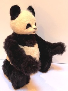 lot 637 image: Artisan Created Panda Teddy Bear
