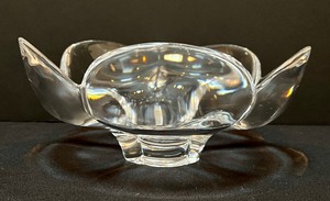 lot 645A image: Beautiful Orrefors Crystal Bowl