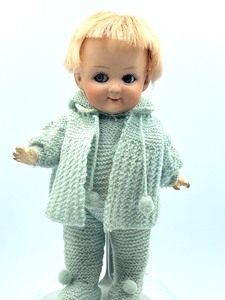 lot 648 image: Adorable  Vintage German Petite Bisque Doll