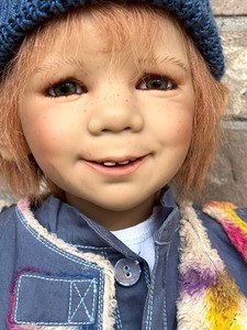 lot 632 image: Amazing Doll by Annette Himstedt- Annette Himsted Doll Freddie