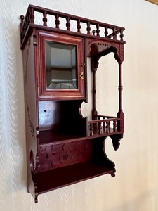 lot 718 image: 1880s Antique Eastlake Style Decorative Wall Shelf