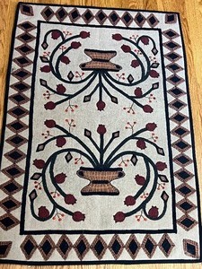lot 767 image: Folk Art Style Area Rug
