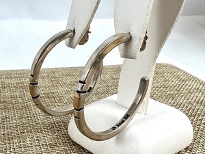 lot 736 image: Sterling and 14k Hoop Earrings