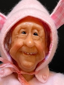 lot 851 image: Nanas Family by Richard Simmons Easter Norman Doll