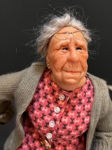 lot 852 image: Nanas Family by Richard Simmons Easter Marge and Max Doll