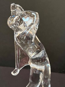 lot 842 image: Baccarat Golf Figurine