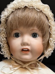 lot 837 image: Adorable Artisan Created Collector Doll - JDK Doll