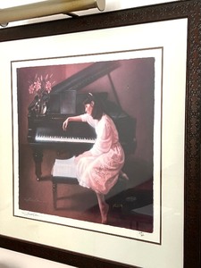 lot 836 image: Framed Robert Olson Print Reflective Interlude