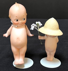 lot 815 image: Two Porcelain Kewpie Dolls