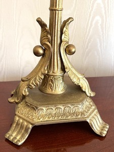 lot 809 image: Pair of Elegant Candle Stick Style Table Lamps