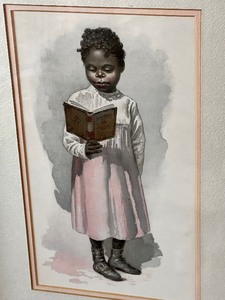 lot 804 image: Vintage Framed Childrens Print
