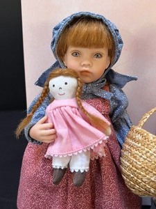 lot 846A image: Pair of Paulinettes by Pauline Bjnness Jacobsen - Dolls by Pauline Paulinette Laura and Dolls by Pauline Paulinette Annette
