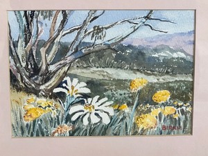 lot 881 image: Small Framed Watercolor by Violet Biram