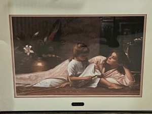 lot 895 image: Robert Olson Mother and Child Framed Print