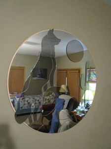 lot 100 image: Wolf Mirror