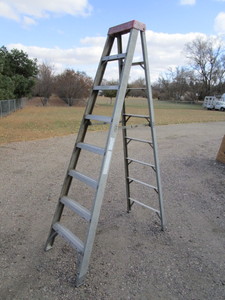 lot 33 image: 8 Fiberglass Step Ladder