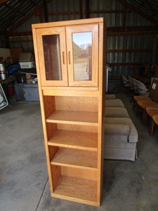 lot 107 image: Cabinet 23x12x72