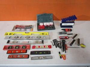 lot 162 image: Allen Wrenches, Rivet Tools, Levels