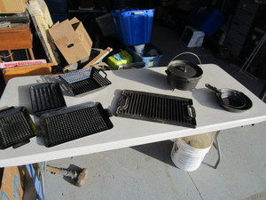 lot 182 image: Cast Iron & Campfire Cookware