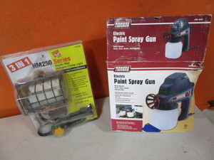 lot 190 image: Paint Gun & Work Light