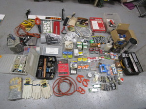 lot 256 image: Large Lot of Hardware & Misc. Items (see pics)