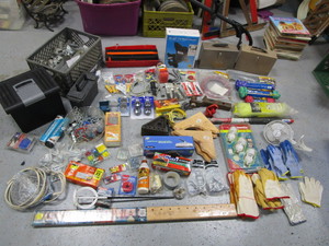 lot 295 image: Large Lot of Hardware & Misc. Items (see pics)