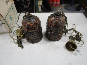 lot 323 image: Jet Engine Exhaust Lamps