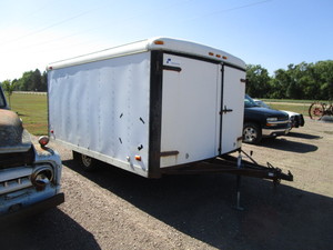 lot 10-A image: 8x12 Pace American Snowmobile Trailer