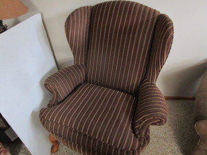 lot 5 image: Wingback Chair