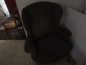 lot 6 image: Wingback Chair