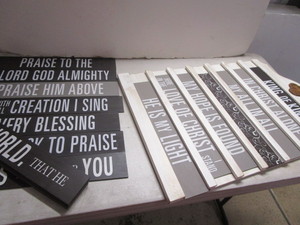 lot 28 image: Christian Message Board